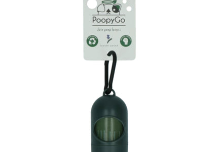 Holland Poop Bag Dispenser – Compact Container with Biodegradable Lavender Bags, 15 Pack