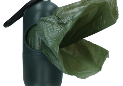 Holland Poop Bag Dispenser – Compact Container with Biodegradable Lavender Bags, 15 Pack