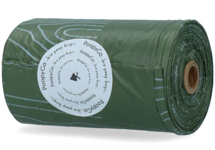 Holland PoopyGo Bio Poop Bags – Biodegradable Lavender Scented Waste Bags, 8 Rolls of 15