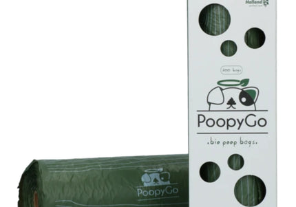 Holland PoopyGo Bio Poop Bags – Biodegradable Lavender Scented Large Roll, 300 Count