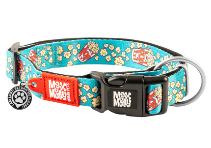 Max&Molly GOTCHA! Smart ID Popcorn Collar – Large, Durable Adjustable Collar with Smart Tag