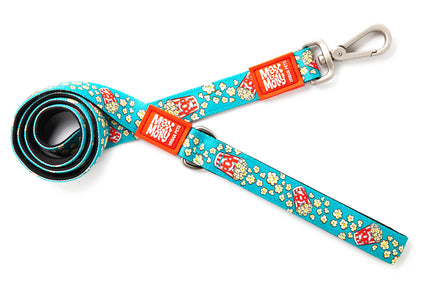 Max&Molly Short Leash Popcorn – Colorful City Leash, Popcorn Pattern, 120cm, Large Size