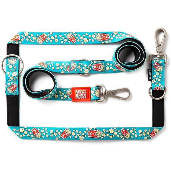 Max&Molly Multi-Leash Popcorn – Adjustable 200cm Dog Leash with Fun Pattern, Large Size