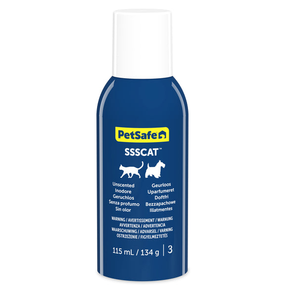 PetSafe SSSCAT Refill Can 115ml – Odorless Spray Refill, Quick-Release Design