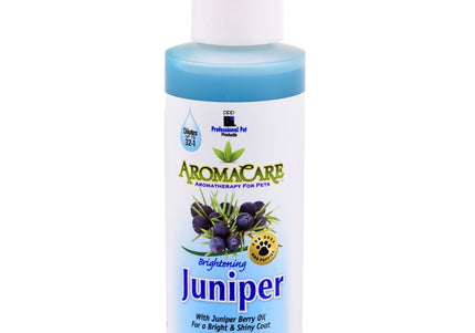 PPP AromaCare Juniper Brightening Shampoo – Concentrated 1:32 Formula, 118ml, Enhances Coat Shine