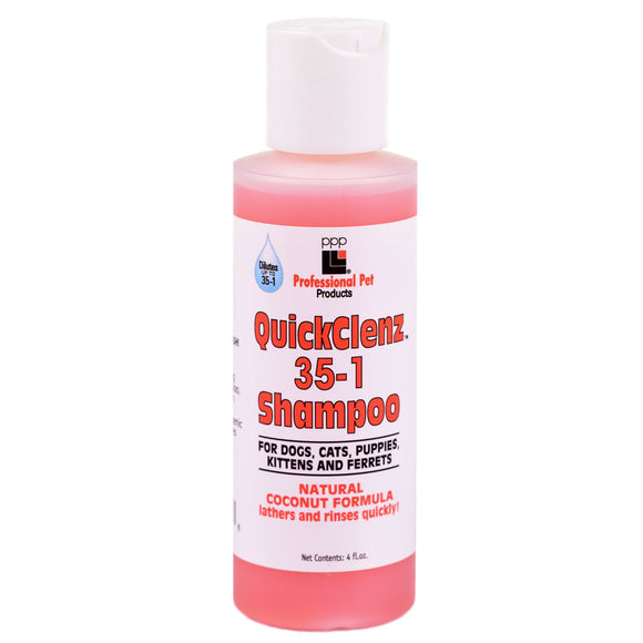 PPP QuickClenz Shampoo – Economical Concentrate 1:35, Universal Fast-Clean Formula, 118ml