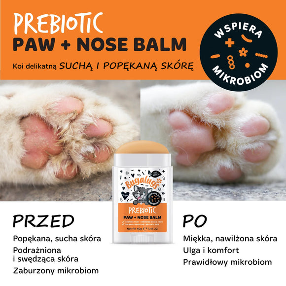 Bugalugs Pre Post + Probiotic Cat Paw & Nose Balm Stick - 40 g