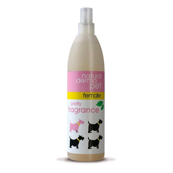 Natural Derma Pet Perfume – Floral Scented Spray, Long-Lasting Freshness for Female Dogs
