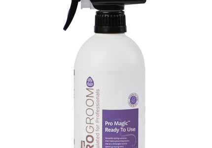 ProGroom Pro Magic RTU Multi-Purpose Grooming Spray 500ml – Fast-Acting Coat Care Solution