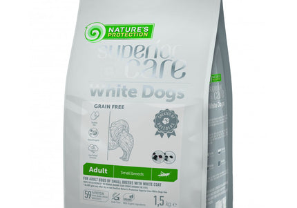 Nature’s Protection Superior Care White Dogs Adult Small Breeds Insect Protein Hypoallergenic Food 10kg