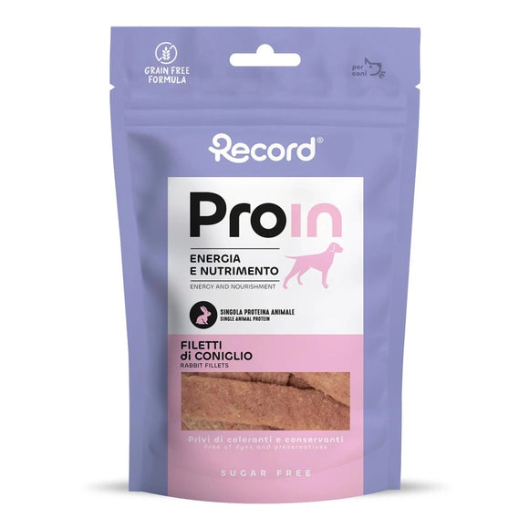 Record ProIn Single Protein Rabbit Dog Treats 75 g