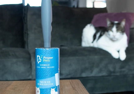 Proper Pets Lint Roller – 48 Self-Adhesive Sheets, Fast Hair Removal Tool