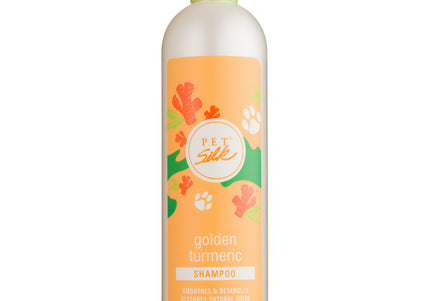 Pet Silk Golden Turmeric Shampoo – Moisturizing Shine-Enhancing Concentrate, 1:6 Dilution, 473ml
