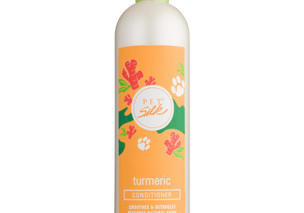 Pet Silk Golden Turmeric Conditioner – Moisturizing Shine Formula, Concentrated 1:16, 473ml Bottle