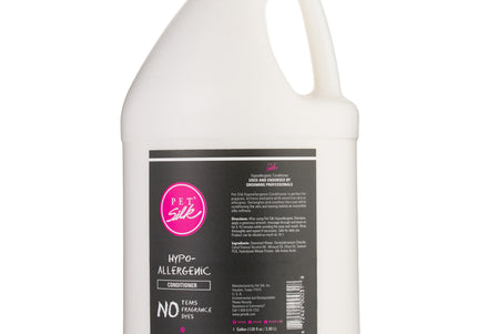 Pet Silk Hypoallergenic Conditioner – Fragrance-Free Silk Formula, Concentrated 1:16, 3.8L