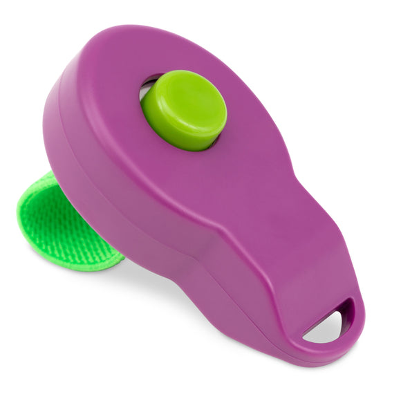 PetSafe Click-R Training Clicker – Ergonomic Purple Design, Durable and Easy to Use