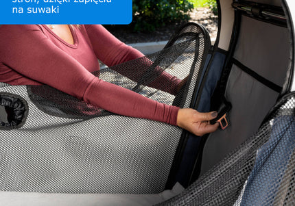 PetSafe Happy Ride Collapsible Travel Carrier – Large Car Seat, Lightweight Design, Up to 27kg