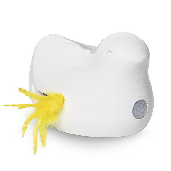 PetSafe Peek-A-Bird Electronic Cat Toy – Motion Sensor Bird with Feather, Interactive Play