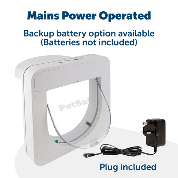 PetSafe Petporte Cat Smart Flap – Microchip-Activated Secure Entry Door, Advanced Access Control