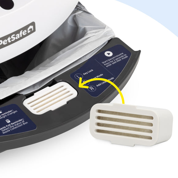 PetSafe SmartSpin Litter Box Deodorizers – Dual Pack, Long-Lasting Odor Control Filters