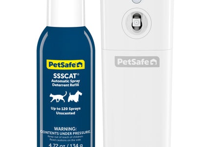 PetSafe SSSCAT Automatic Spray Deterrent – Motion Sensor, Odorless Repellent for Indoor Use