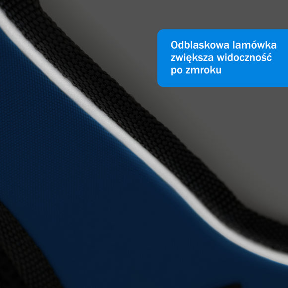 PetSafe Easy Sport Harness Blue – Pressure-Free Adjustable Medium Size, Comfortable Fit