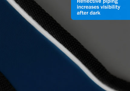 PetSafe Easy Sport Harness Blue – Pressure-Free Adjustable Medium Size, Comfortable Fit