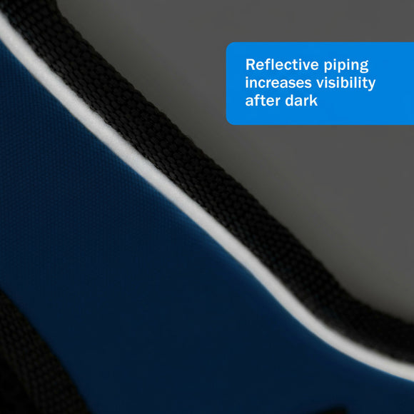 PetSafe Easy Sport Harness Blue – Pressure-Free Adjustable Medium Size, Comfortable Fit