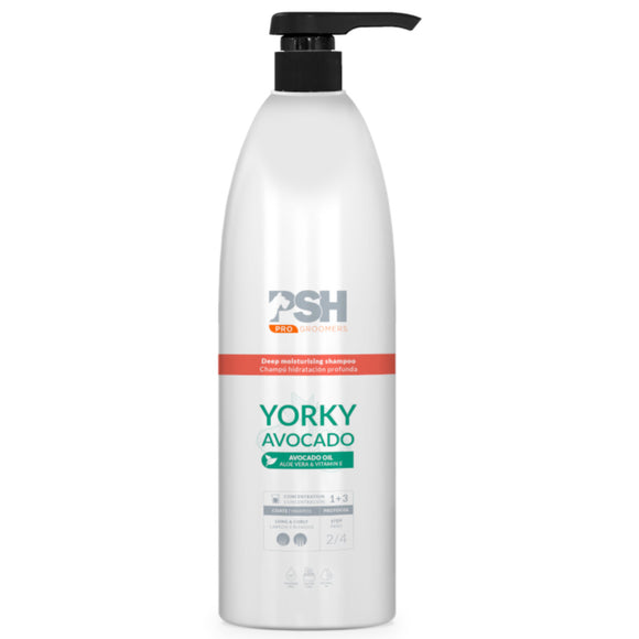 PSH Pro Avocado Moisture Shampoo – Concentrated Hydrating Formula for Long and Curly Coats, 1L