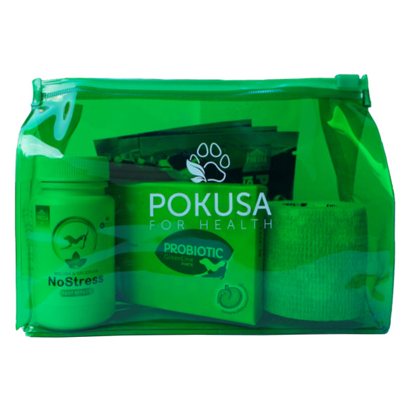 Pokusa First Aid Kit – Comprehensive Travel Medical Set with Essential Supplies, Compact Design