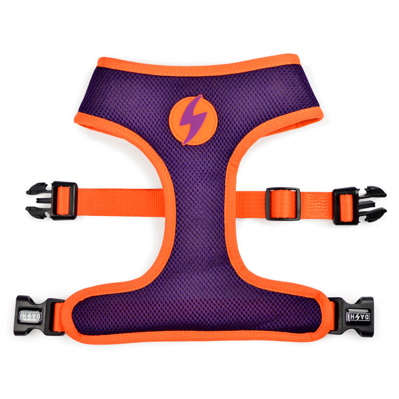Dashi Pumpkin Neo Mesh Harness – Pressure-Free Double-Sided Mesh, Halloween Pumpkin Pattern, XL