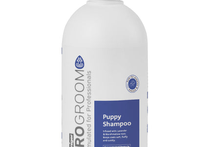 ProGroom Puppy Shampoo 500ml – Gentle Concentrated Formula, Mild Cleanser for Young Pets