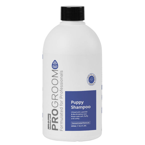 ProGroom Puppy Shampoo 500ml – Gentle Concentrated Formula, Mild Cleanser for Young Pets