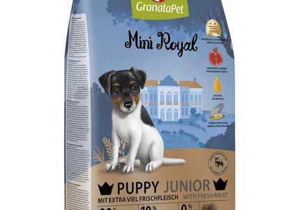 GranataPet Mini Royal Junior Dry Food – Grain-Free Poultry and Salmon Blend, 1kg, Nutrient-Rich Formula