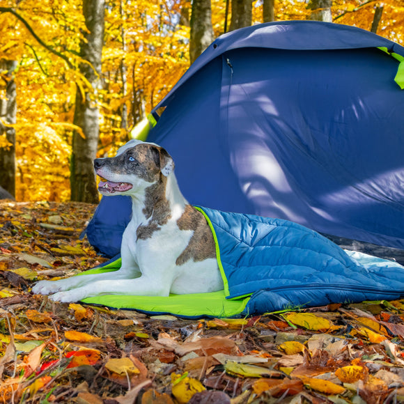 Kurgo Pup Sack Sleeping Bag 102cm – Waterproof Design with Heat-Retaining Lining, Lightweight Comfort