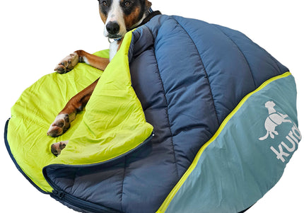 Kurgo Pup Sack Sleeping Bag 76cm – Waterproof Design with Heat-Retaining Lining for Comfort