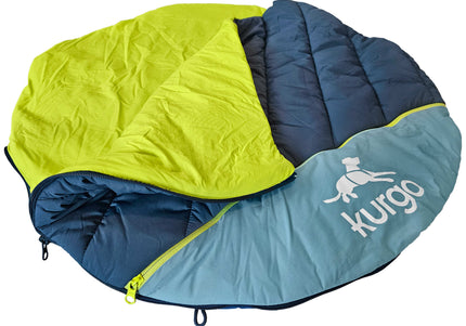 Kurgo Pup Sack Sleeping Bag 76cm – Waterproof Design with Heat-Retaining Lining for Comfort