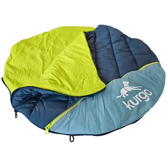 Kurgo Pup Sack Sleeping Bag 76cm – Waterproof Design with Heat-Retaining Lining for Comfort