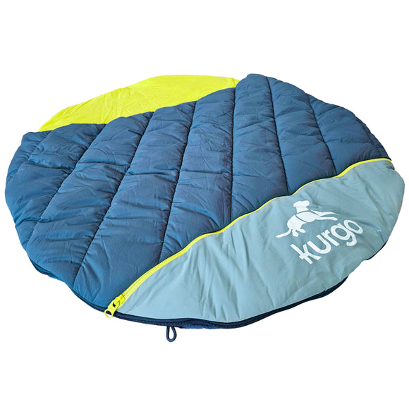 Kurgo Pup Sack Sleeping Bag 102cm – Waterproof Design with Heat-Retaining Lining, Lightweight Comfort