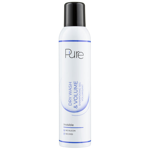 Diamex Pure Dry Wash & Volume Spray 300ml – Refreshing Dry Shampoo Adds Volume and Shine