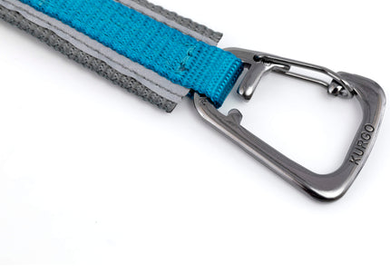 Kurgo Quantum 2.0 Leash – Versatile 6-in-1 Reversible Design, Adjustable Black Nylon