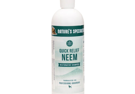 Nature's Specialties Quick Relief Medicated Shampoo with Neem Oil, Concentrate 1:8, 473ml – Fast-Acting Soothing Formula