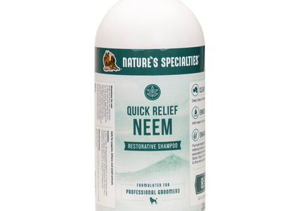 Nature's Specialties Quick Relief Medicated Shampoo – Neem Oil Formula, Concentrate 1:8, 946ml
