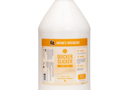 Nature's Specialties Quicker Slicker Detangling Conditioning Spray 3.8L – Fast-Acting, Coat-Smoothing Formula