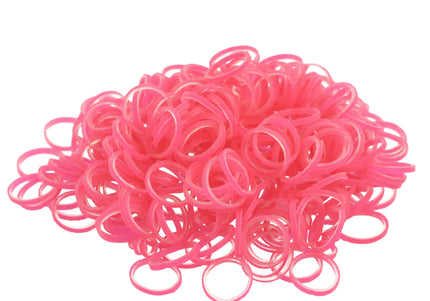 Paw Marks Latex Bands 7.9mm – Super Durable Thin Black Bands, Professional Quality, 1000 Pack