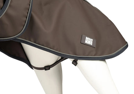 Max&Molly Matrix 2.0 Stone Dog Raincoat – Gray Waterproof Jacket, Medium Size