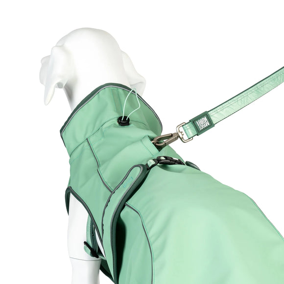 Max&Molly Matrix 2.0 Jade Dog Raincoat – Waterproof Mint Jacket, XL, Lightweight Design