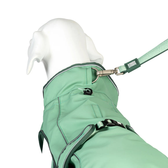 Max&Molly Matrix 2.0 Jade Dog Raincoat – Waterproof Mint Jacket, XL, Lightweight Design