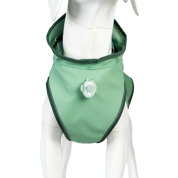 Max&Molly Matrix 2.0 Jade Dog Raincoat – Waterproof Mint Jacket, XL, Lightweight Design