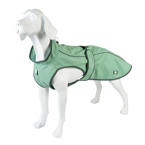 Max&Molly Matrix 2.0 Jade Dog Raincoat – Waterproof Mint Jacket, XL, Lightweight Design